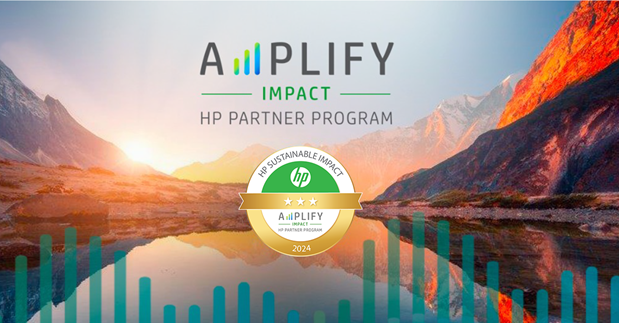 HP nos ha nombrado Partner Amplify Impact 3 Estrellas
