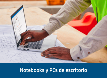 Notebooks y PCs de escritorio